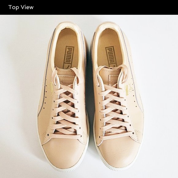 Puma - Clyde Natural Vachetta Sneakers - 6M - Picture 2 of 8